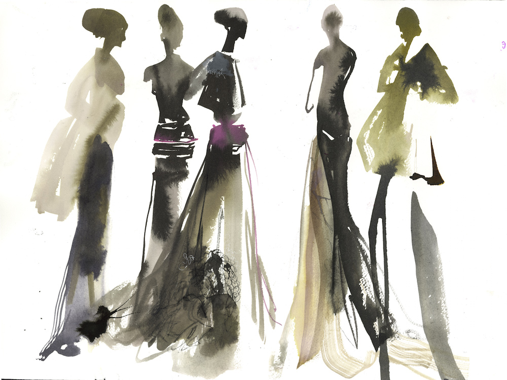 1000x750 Why Fashion Illustration Is Ripe For A Revival The Study - Isaac Mizrahi Sketches