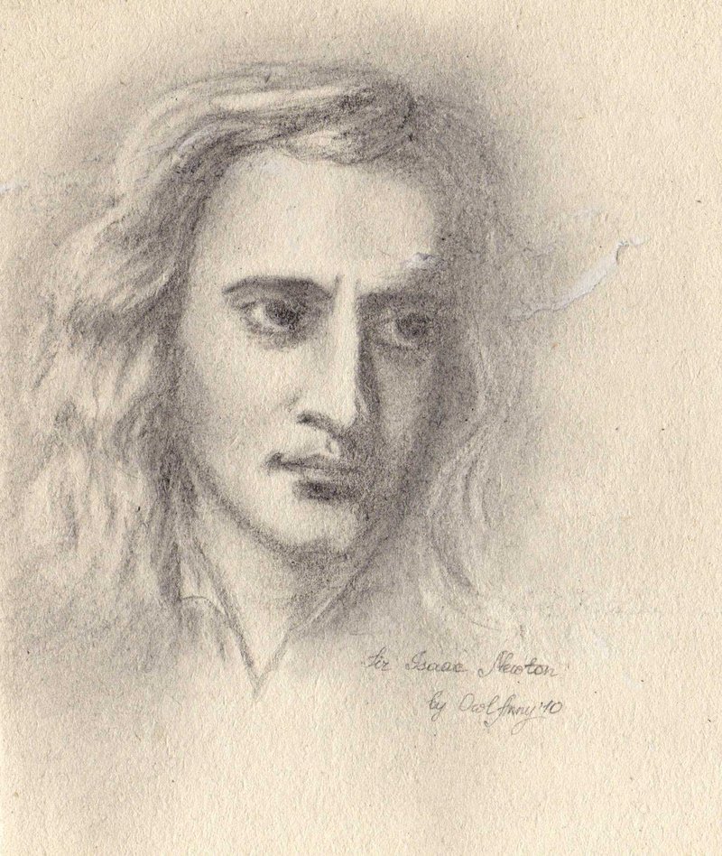 Isaac Newton Sketch At Explore Collection Of Isaac Newton Sketch 0218