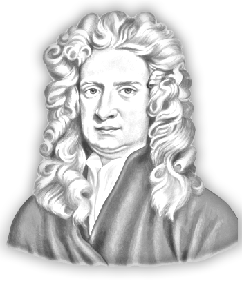 350x420 Sir Isaac Newton - Isaac Newton Sketch