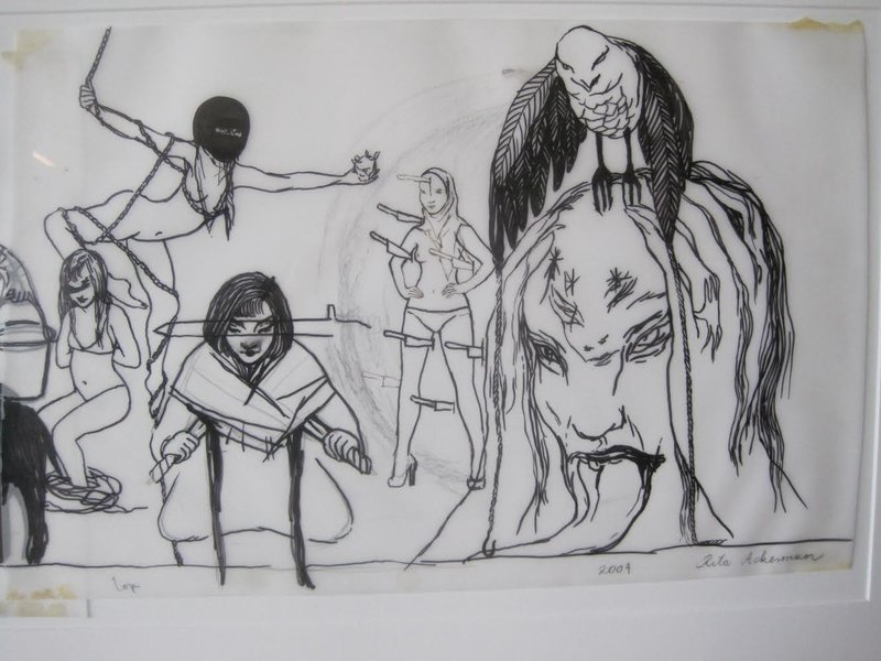 800x600 Rita Ackermann - Island Sketch