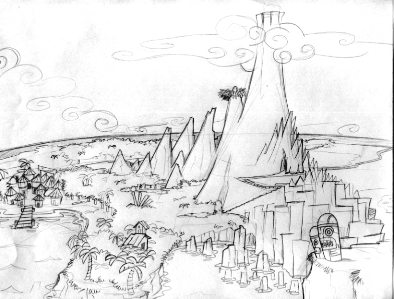 786x597 Star Island Sketch By Flintofmother3 - Island Sketch