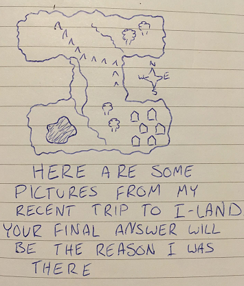 355x417 Enigmatic Puzzle - Island Sketch