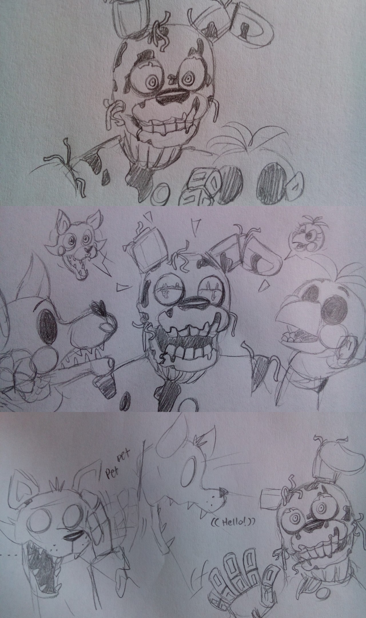1280x2160 Isolation Leads To Insanity Five Nights - Isolation Sketch