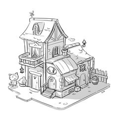 236x236 17 Best Isometric Perspective Images Perspective - Isometric House Sketch