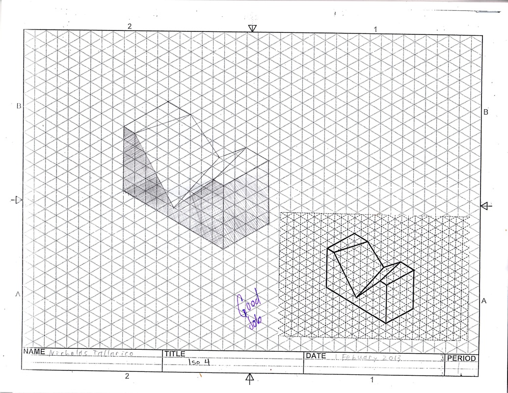 1035x800 Unit 1 - Isometric Pictorial Sketch