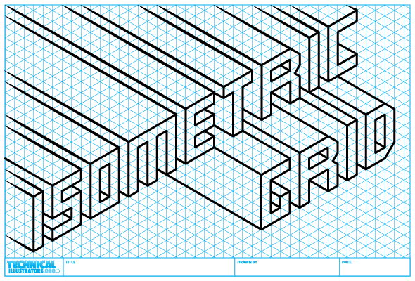 590x400 How To Create An Isometric Grid In Adobe Illustrator Technical - Isometric Sketch Book