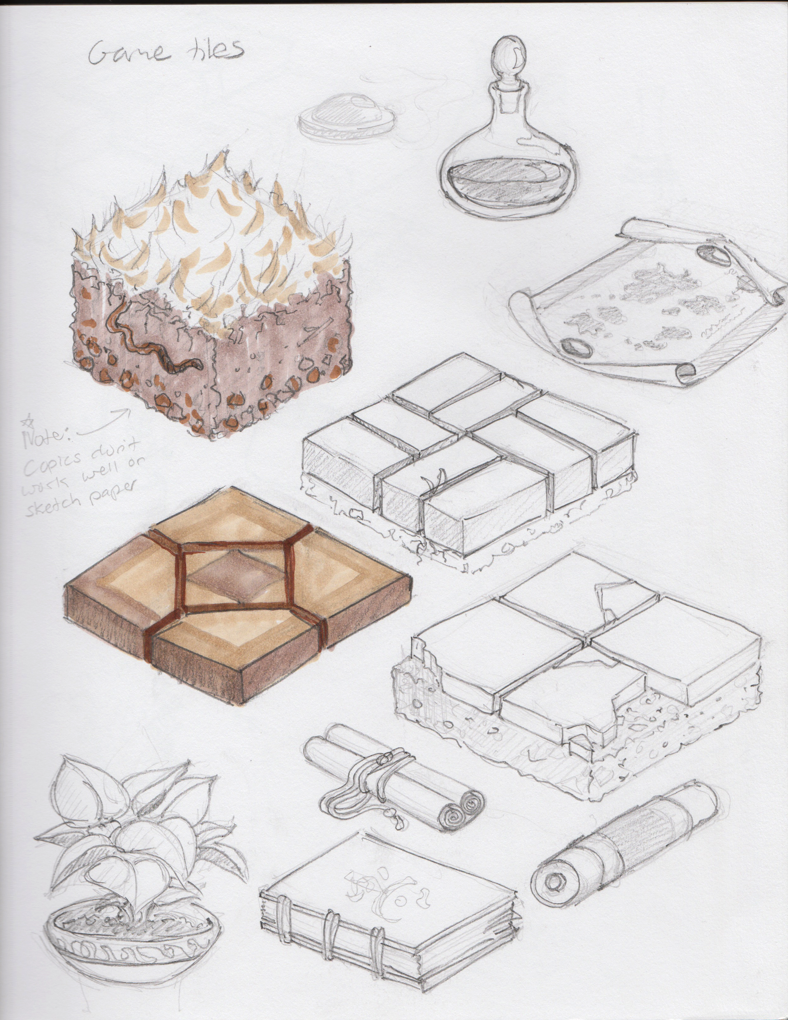 2550x3300 Sketchbook - Isometric Sketch Book