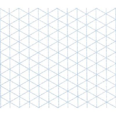 400x400 Isometric 30 Sheet Paper Pad 8.5 X 11 - Isometric Sketch Pad