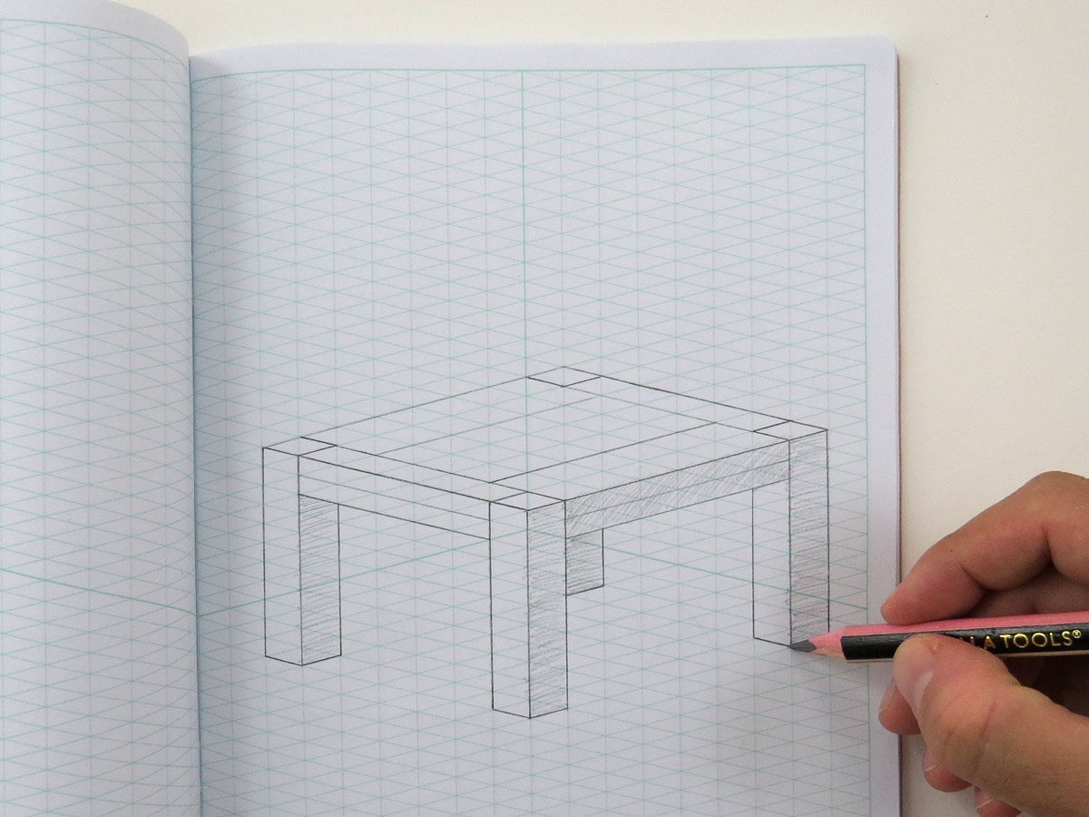 Тетрадь для рисования мебели