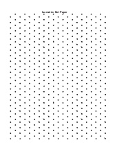 170x220 Isometric Dot Paper - Isometric Sketch Paper