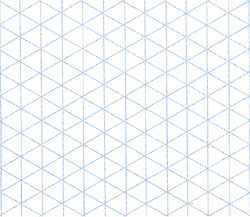 250x217 14 Isometric Sketching Sheets (8 12 X 11, 500 Sheets) (W80225) - Isometric Sketch Paper