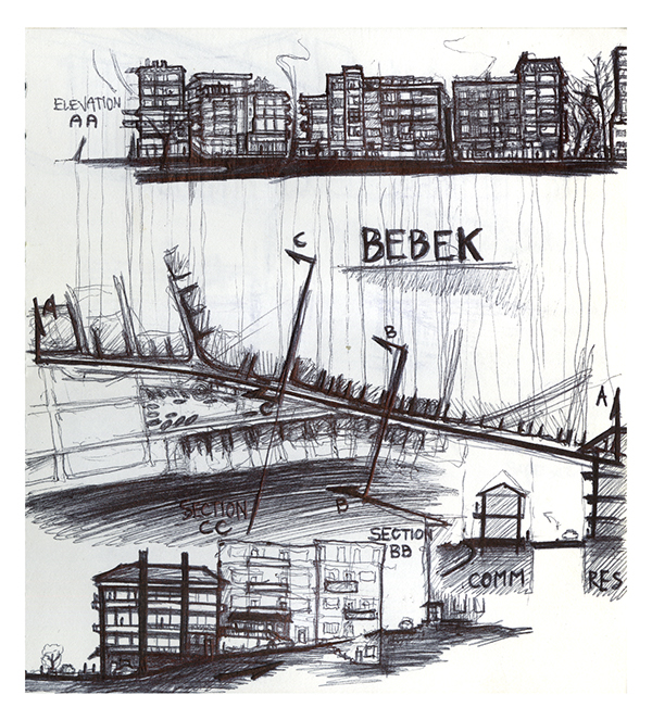 600x663 Istanbul Sketches On Risd Portfolios - Istanbul Sketch