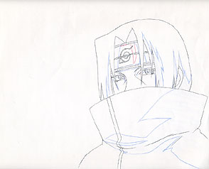 294x238 Naruto - Itachi Sketch
