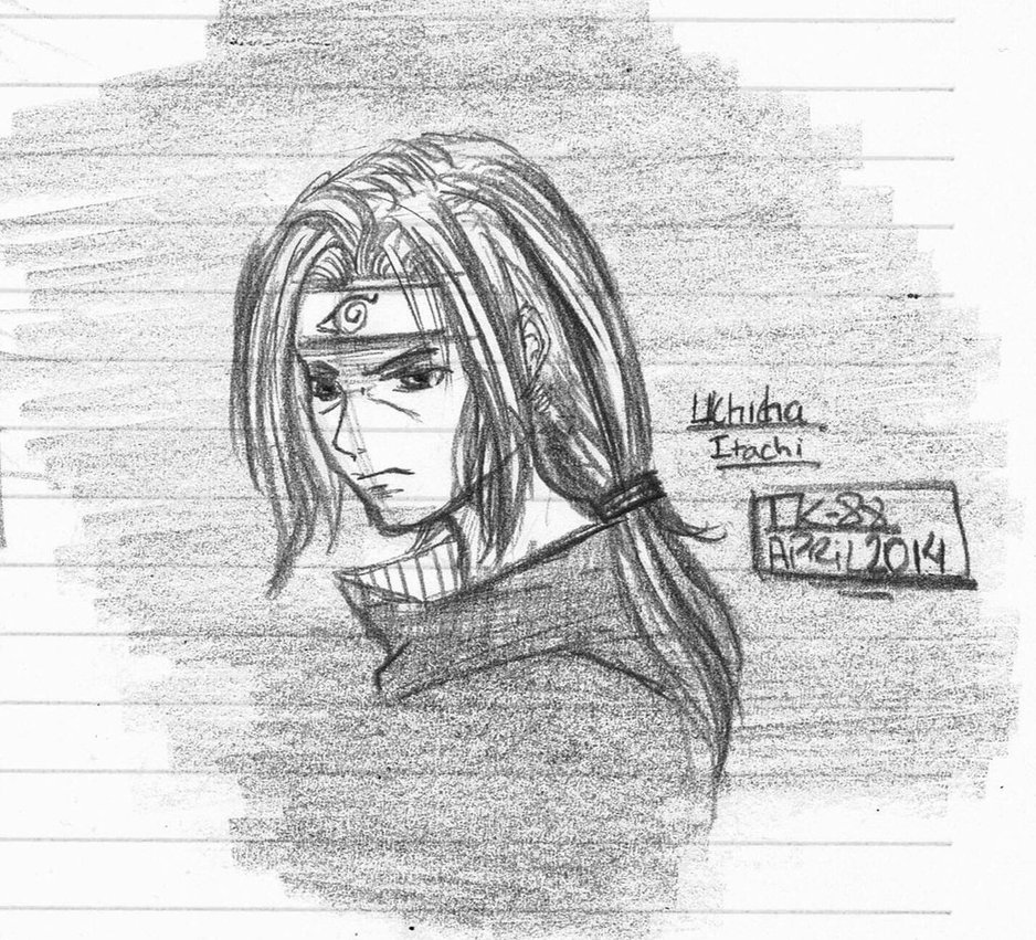 938x851 Uchiha Itachi Sketch By Tk88mangaka - Itachi Sketch