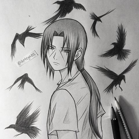 480x480 Uchiha I Feel Like I Enjoy Doing These Kind Of Little - Itachi Sketch