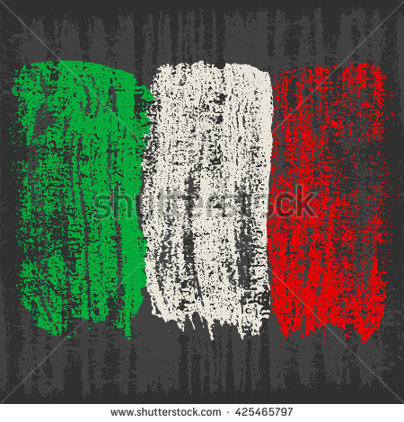 450x470 Drawn Flag Italian 3327238 - Italian Flag Sketch