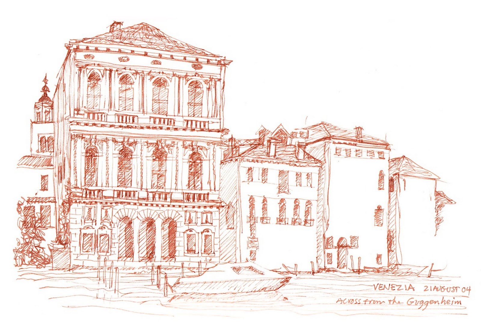 1600x1093 I Like Markers Drawing In Italy - Italy Sketch