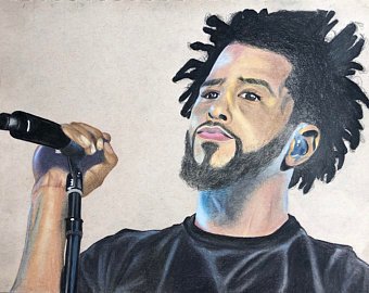 340x270 J Cole Drawing Etsy - J Cole Sketch