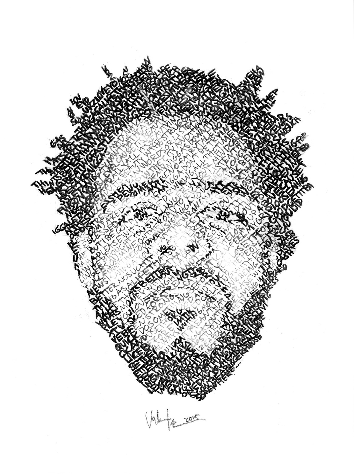 1200x1583 J. Cole Lyric Drawing - J Cole Sketch