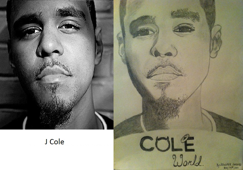 839x588 J.cole Sketch By Lustforlifeee - J Cole Sketch