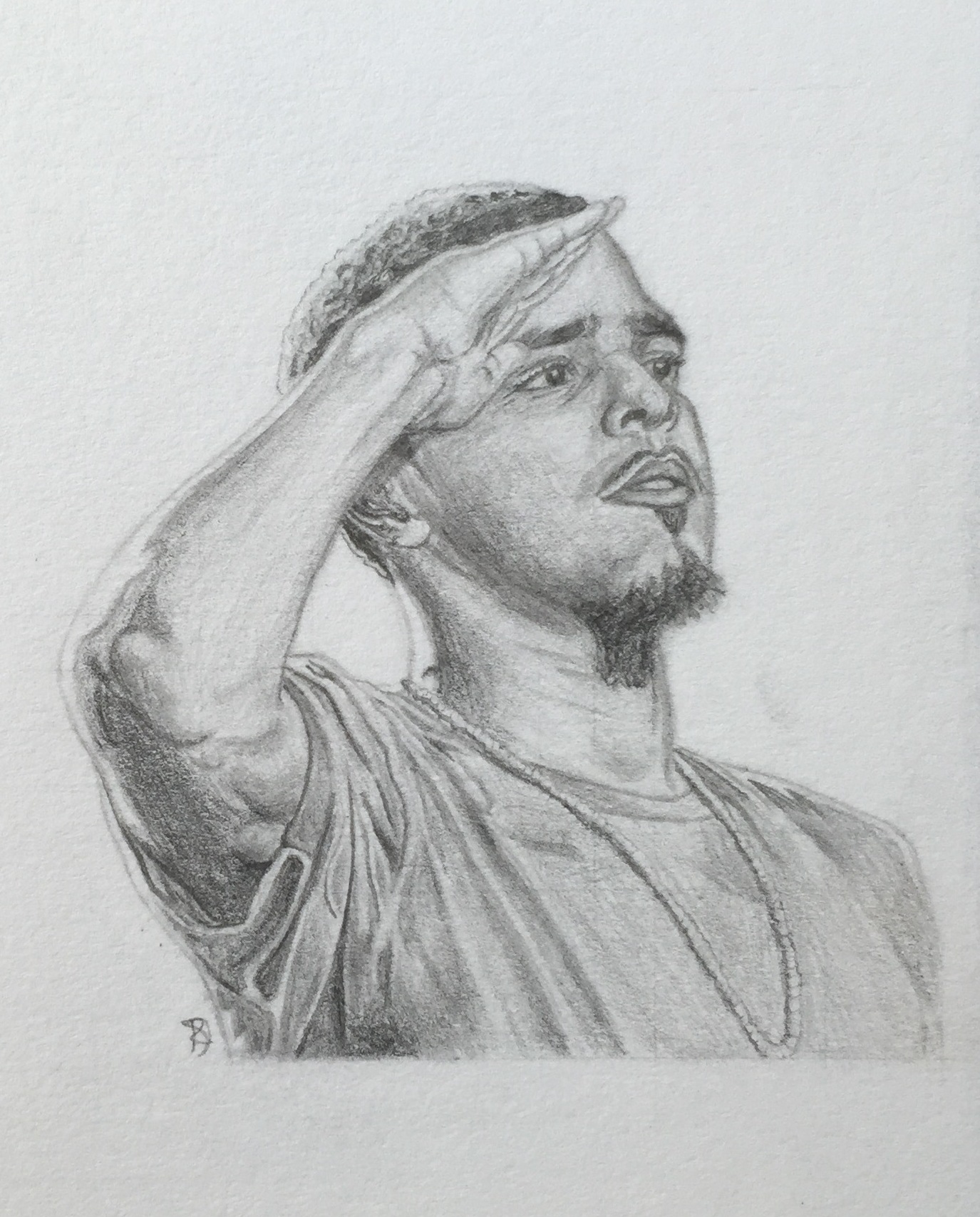 1375x1707 J.cole Eat Sketch Love - J Cole Sketch