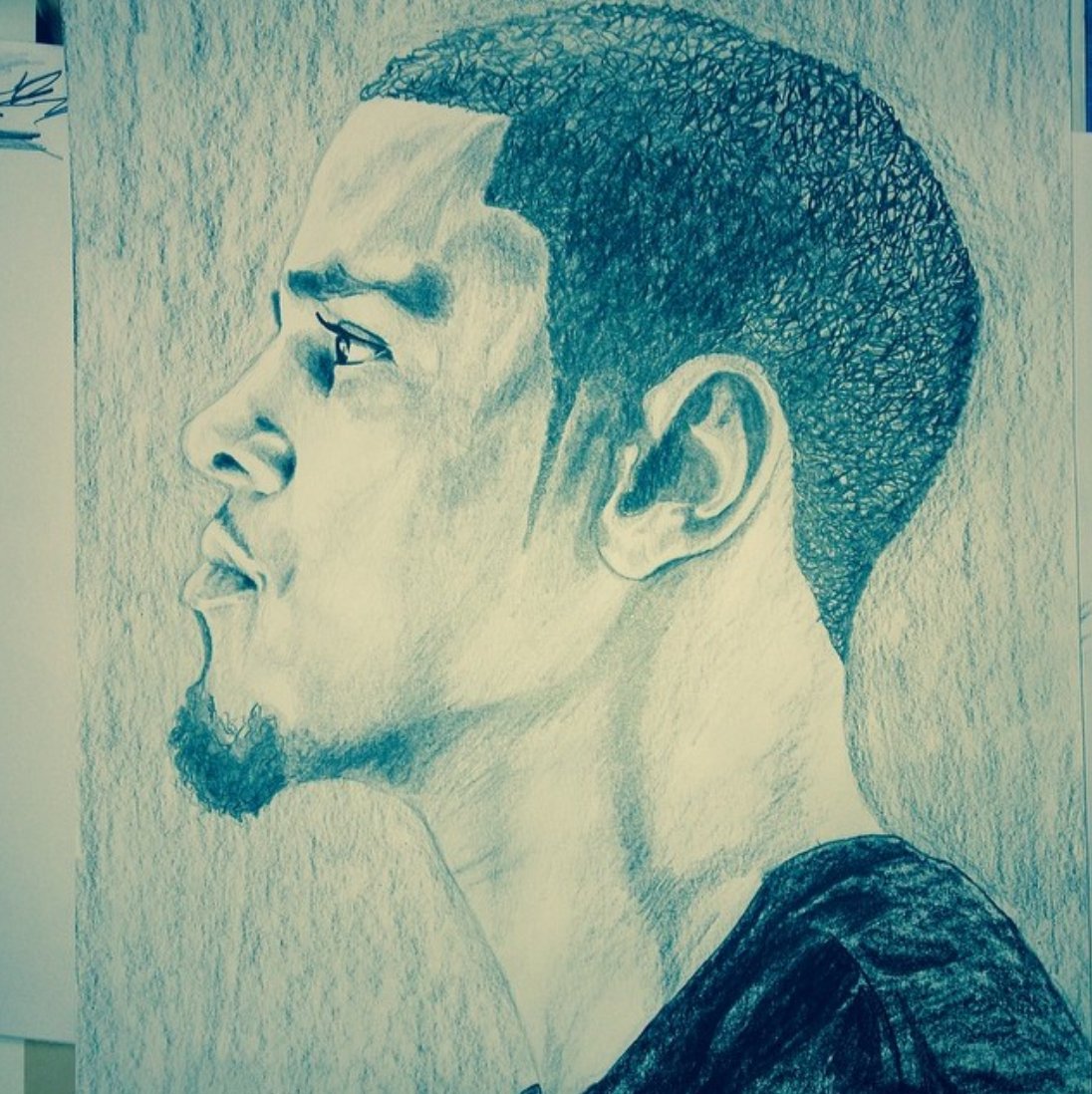 1096x1098 Sketch. Drawing Of J. Cole Drawings Drawings - J Cole Sketch