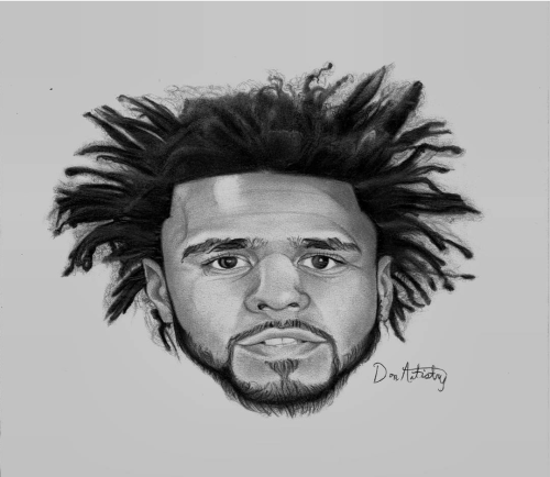 500x434 J Cole Truly Yours Tumblr - J Cole Sketch