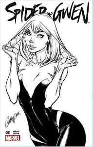 191x300 Spider Gwen 1 Rare Rupps J Scott Campbell Sketch Variant Spiderman - J Scott Campbell Sketches