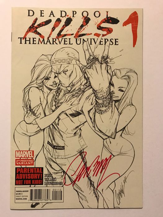 525x700 Deadpool Kills The Marvel Universe - J Scott Campbell Sketches