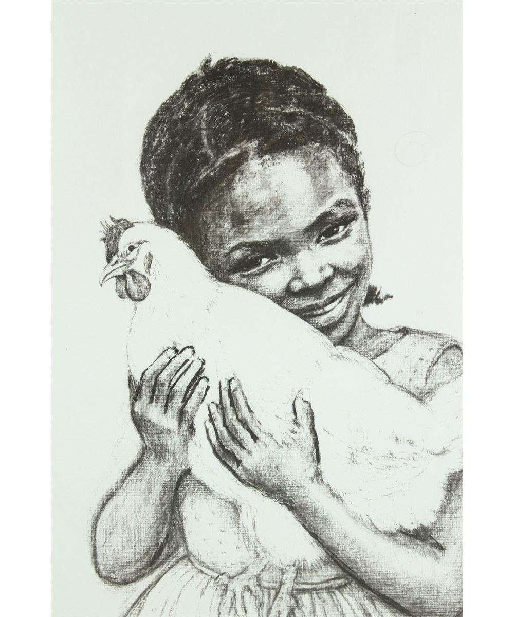 1000x1200 Pencil Sketch J Macdonald Henry Framed Jamaica - J Sketch