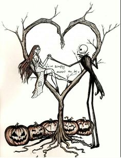 236x308 106 Best Jack Amp Sally Images In 2018 Jack Nightmare - Jack And Sally Sketch