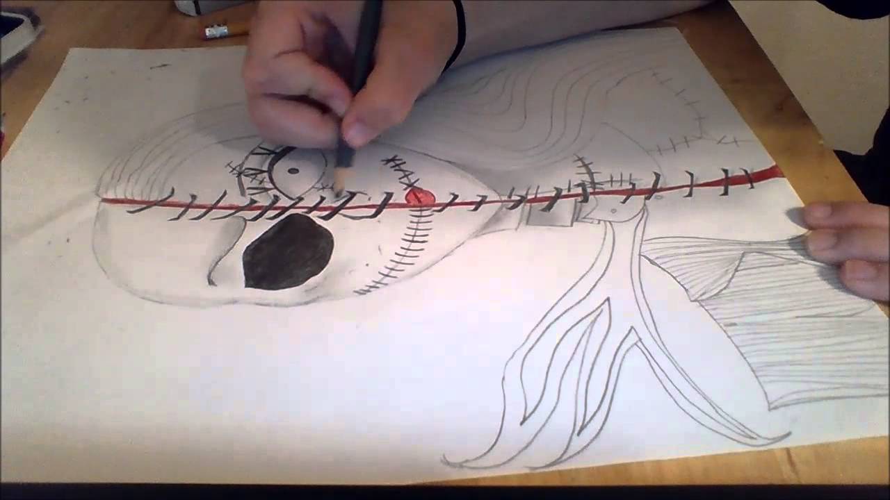 1280x720 Drawing Jack And Sally - Jack And Sally Sketch