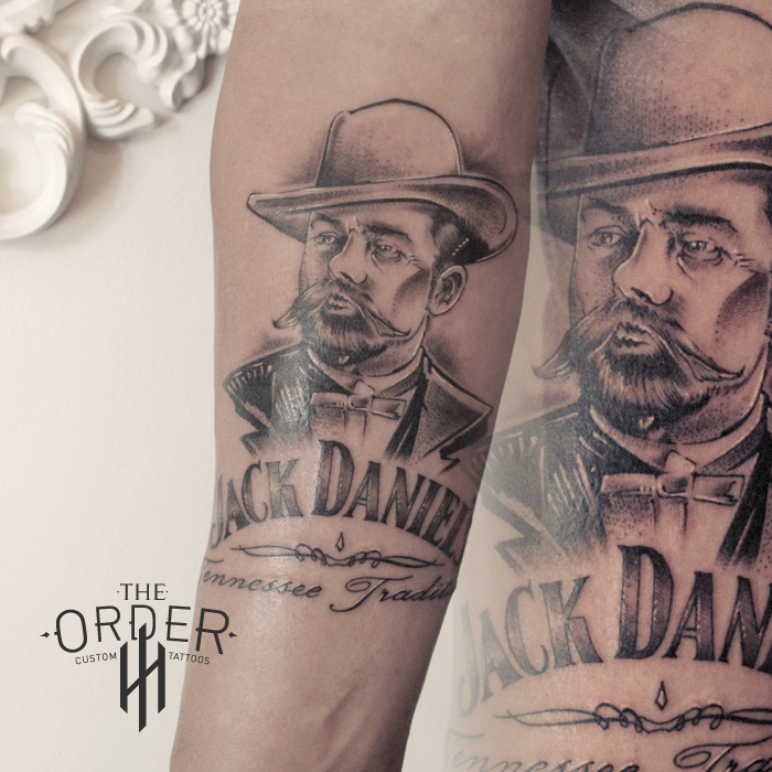 700x700 Jack Daniels Sketch Portrait Tattoo - Jack Daniels Sketch