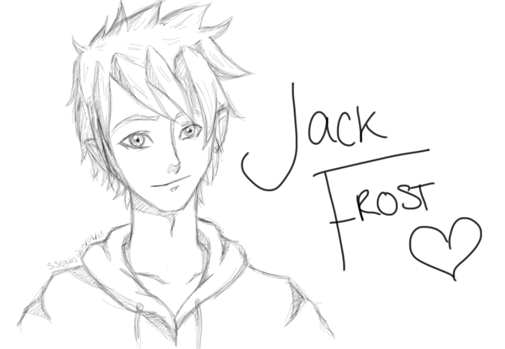 1024x707 Jack Frost Sketch By Forbidden Wishes - Jack Frost Sketch