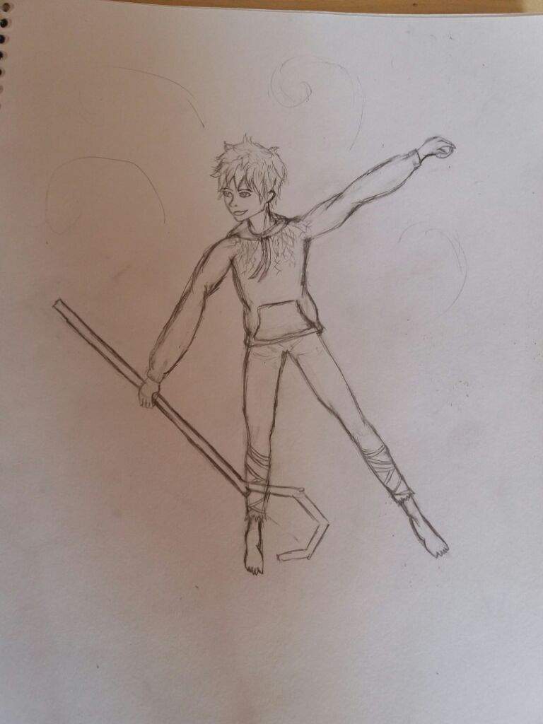 768x1024 A Sketch Of Jack Frost! Rise Of The Guardians Amino - Jack Frost Sketch