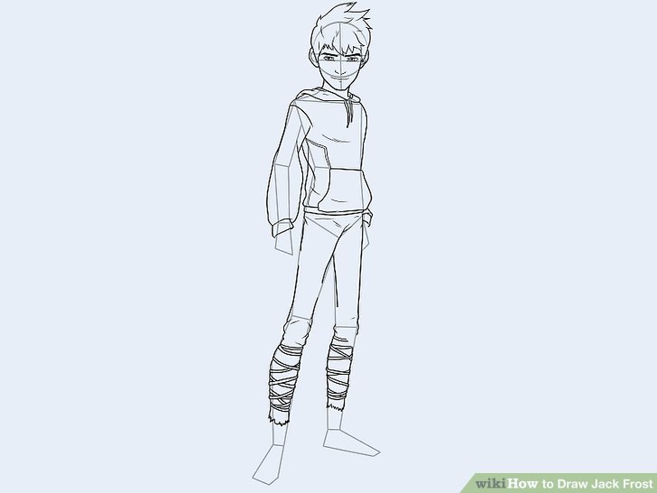 728x546 How To Draw Jack Frost (With Pictures) - Jack Frost Sketch