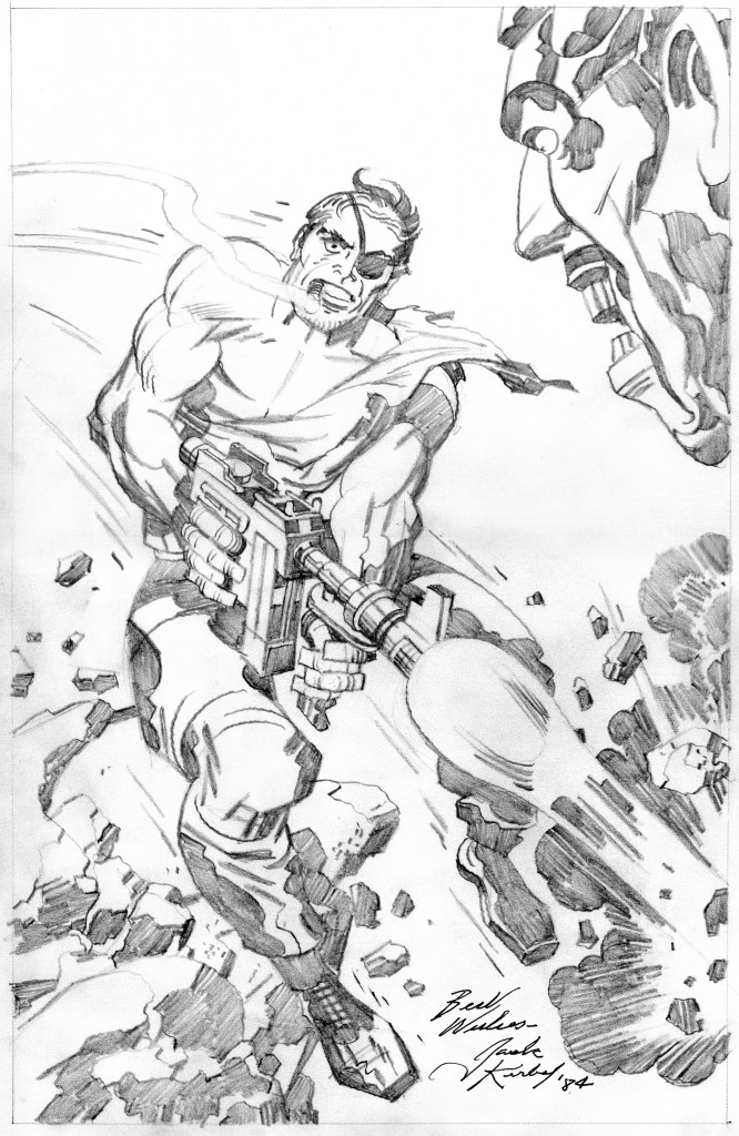 666x1024 Inking Jack Kirby On Kirby Dynamics Blog Monsters Among Us - Jack Kirby Sketches