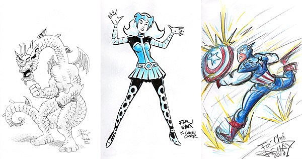 600x316 The Jack Kirby Convention Sketchbook 2012 Update - Jack Kirby Sketches