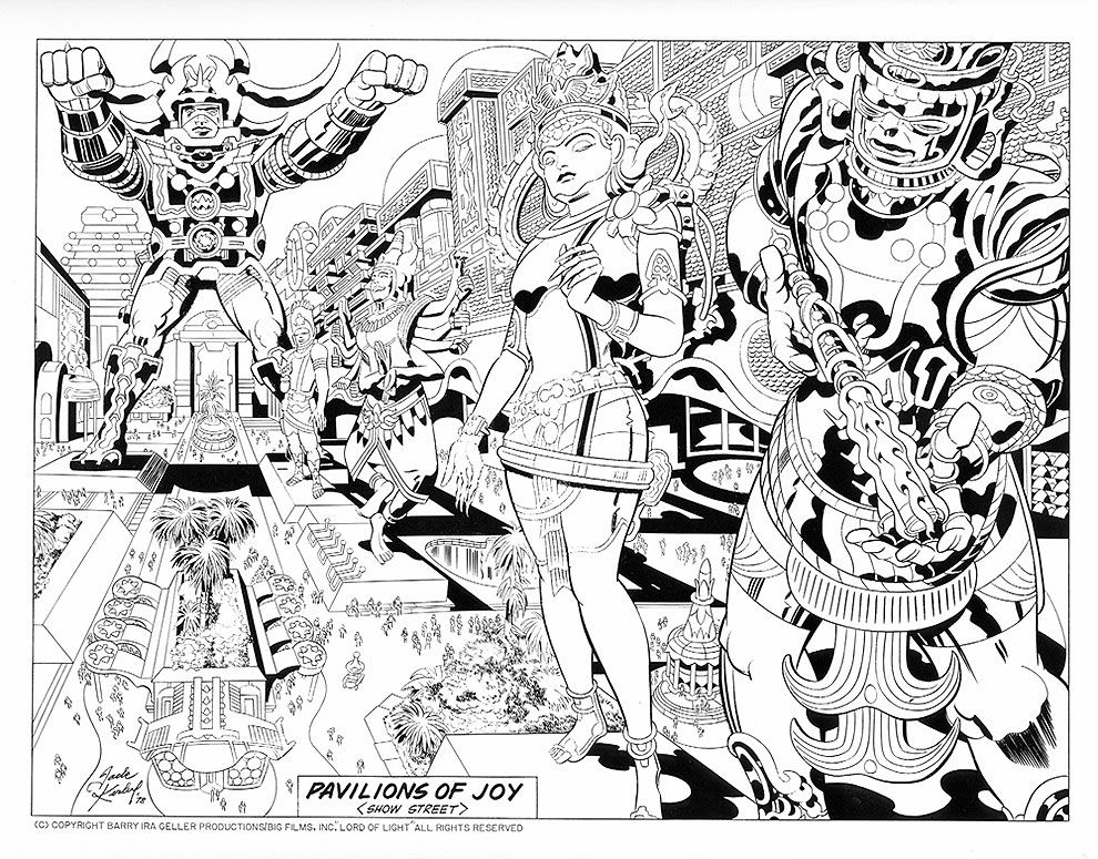 990x775 The Lost Jack Kirby Sketches For The (Real) Argo Film Project - Jack Kirby Sketches