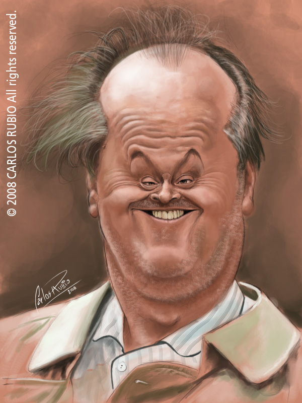 600x800 Jack Nicholson Sketch By Carlosrubio - Jack Nicholson Sketch