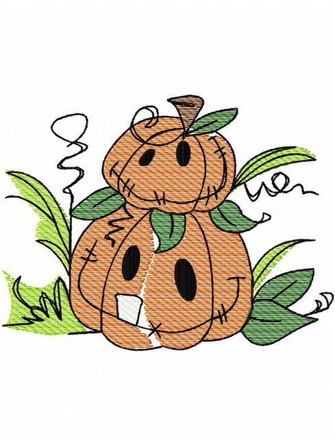 Jack O Lantern Sketch