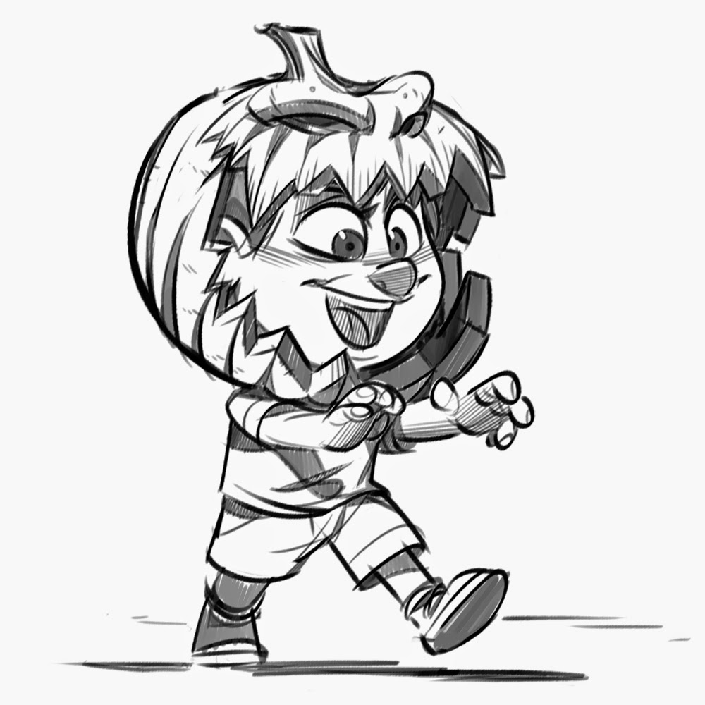 1000x1000 P.cohen Sketch Blog Fun With A Jack O Lantern - Jack O Lantern Sketch