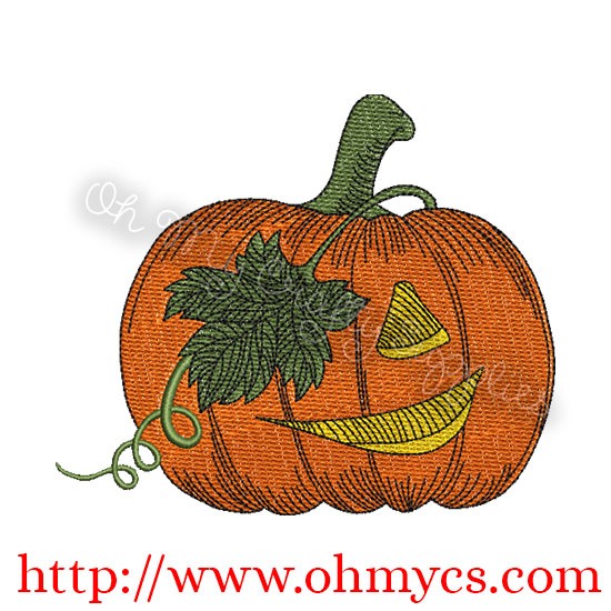 550x550 Sketch Jack O Lantern Embroidery Design - Jack O Lantern Sketch