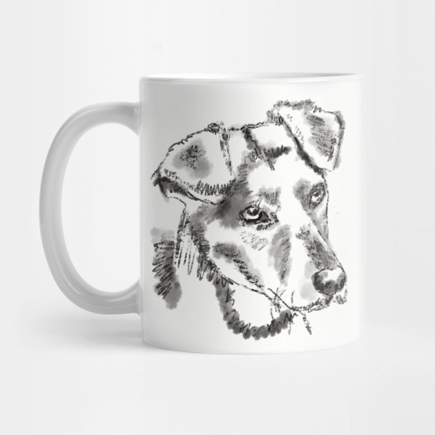 630x630 Jack Russell Terrier T Shirt Dog Lovers Art Sketch Graphic Tee - Jack Russell Sketch
