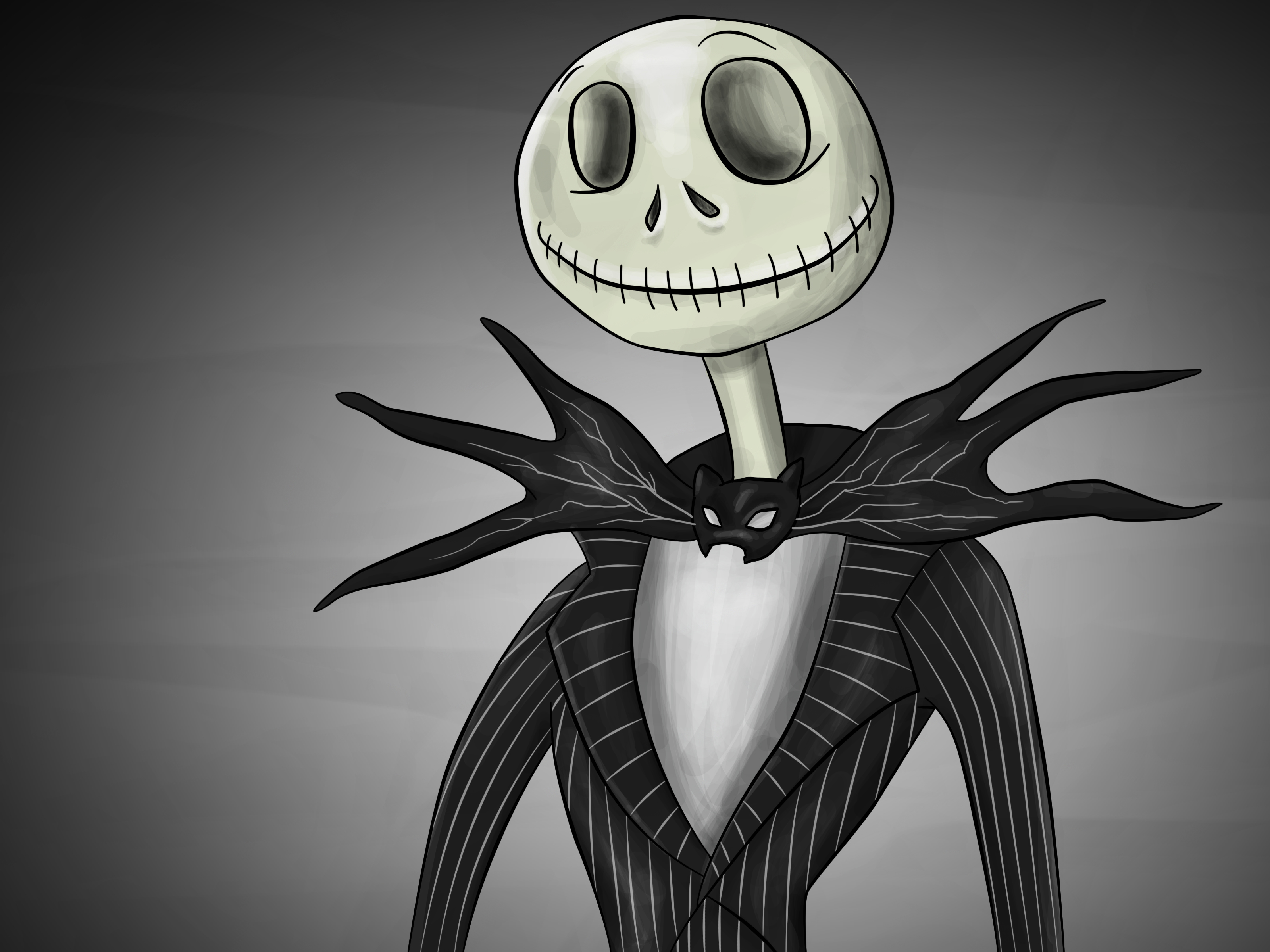3200x2400 How To Draw Jack Skellington 11 Steps (With Pictures) - Jack Skeleton Sketch