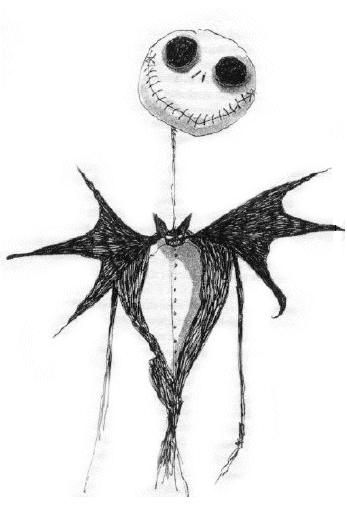 347x507 Jack Skeleton Sketch Bones Sketches, Skeleton - Jack Skeleton Sketch