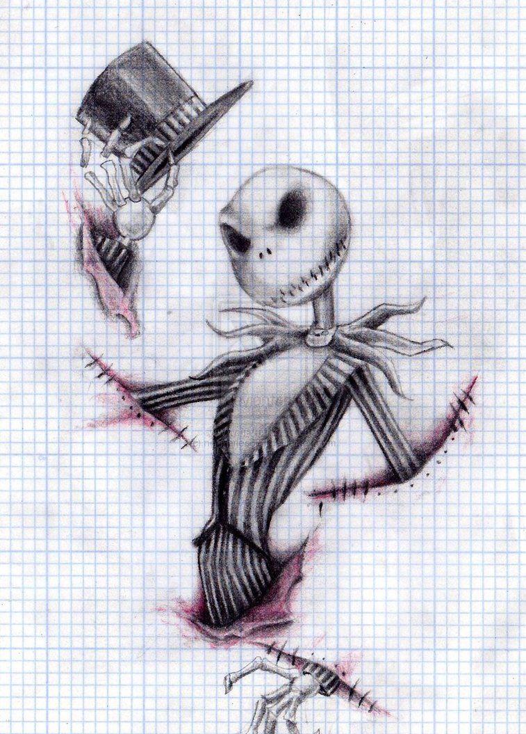 Jack Skellington Sketch Skeleton Jack Tattoos - Jack Skeleton Sketch. 