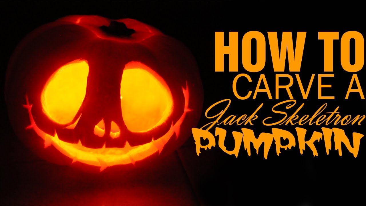 1280x720 Diy How To Carve A Jack Skellington Pumpkin For Halloween - Jack Skellington Pumpkin Sketch