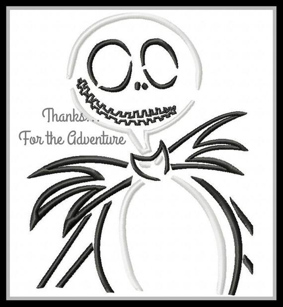 570x618 Jack Skellington From Nightmare Before Christmas Sketch Etsy - Jack Skellington Sketch