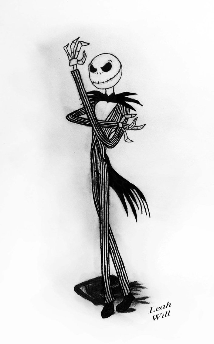 Jack Skellington Sketch at PaintingValley.com | Explore collection of ...